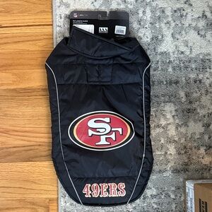 NFL 49ers Dog Puff Jacket